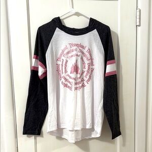 Disney Pink and Gray Long Sleeve Shirt